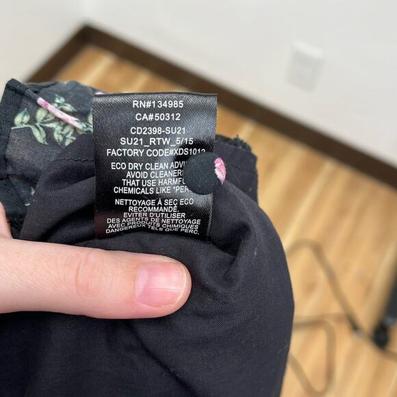 For Love & Lemons Leanne Lace Ruffles Open Back Babydoll Mini Dress - Small - Picture 12 of 14